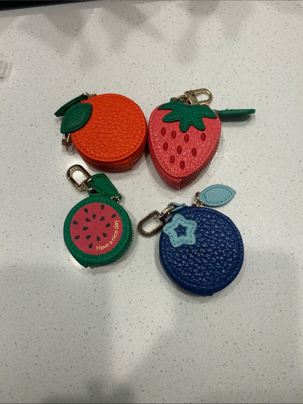 Fruit Bag charm/ coin purse